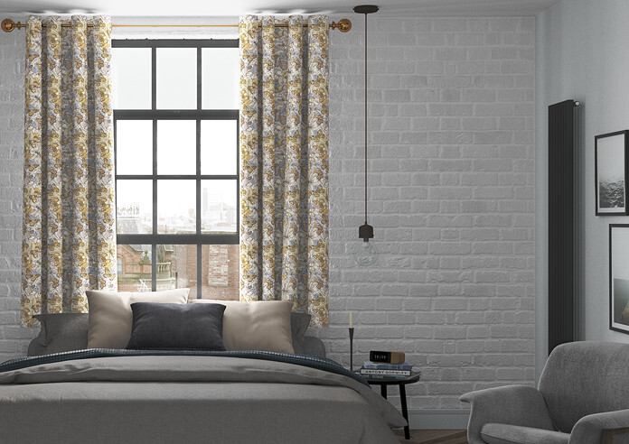 Botanist, Ochre - Made to Measure Curtains - Image 3